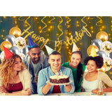 Multicolor Happy Birthday Decoration Kit Combo with Fairy LED Light, eco-friendly, non-toxic party decorations for celebration