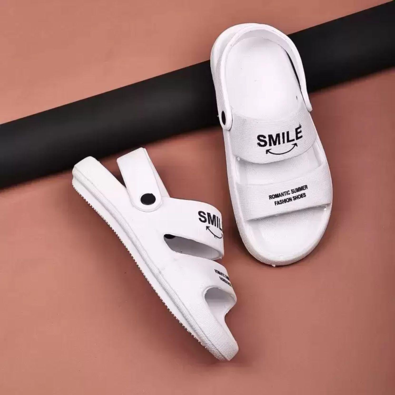 White EVA clogs for men, casual footwear package with 1 pair (UK/IND 6, US Size 7, EURO size 40)