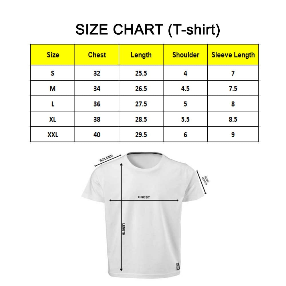 White PC Cotton Bhudev Printed Men's T-Shirt, half sleeve casual wear