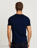 Esparto men's solid half sleeve navy, black, grey & white t-shirt combo pack of 4 - high-quality cotton t-shirts with short sleeves in various sizes (S-XXL), made in India