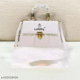 PU sling bag for women and girls, solid net design, free size (14x3x7 inches), durable, long-lasting quality from India