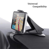 Stylish Car Chimti Dashboard Phone Holder Mount Mobile Clip Stand For All Smartphones (Black)
