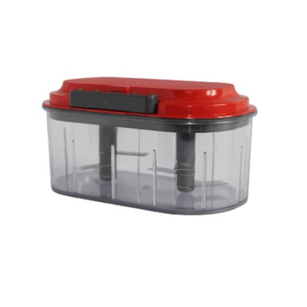 Assorted color, high-quality ABS plastic vegetable chopper set - ideal for small kitchens, travel, and camping. Safe for food use with concealed blades for maximum safety