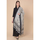 Multicolored art silk dupatta (2.25-2.50m), casual women's festive wear with vibrant printed pattern