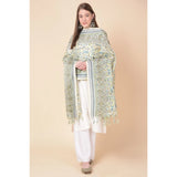 Off-white art silk printed dupatta for women, vibrant pattern perfect for casual occasions, length 2.25-2.50mtr