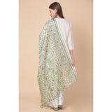 Off White Art Silk Printed Dupatta, ideal for casual occasions, length 2.25-2.50 mtr