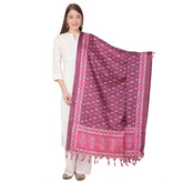 Art silk printed purple dupatta for women, vibrant pattern, length 2.25-2.50mtr suitable for casual events