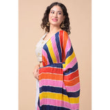 Multicolor Chanderi Printed Dupatta (2.25-2.50m), ideal for casual wear