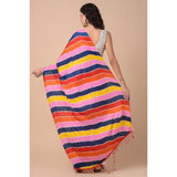 Multicolor Chanderi printed dupatta for women (2.25-2.50 mtr), ideal for casual occasions