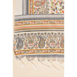 White art silk printed dupatta, 2.25 to 2.50 mtr length for casual occasions, women's fashion accessory on display