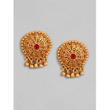 Women's Rose Gold Plated Alloy Necklace & Earings Set (Multicolor)