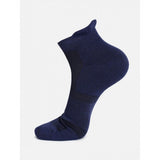 Assorted color, cotton-blended unisex ankle socks for men and women with solid patterns