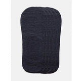 Dark grey cotton blended unisex no-show socks for casual wear