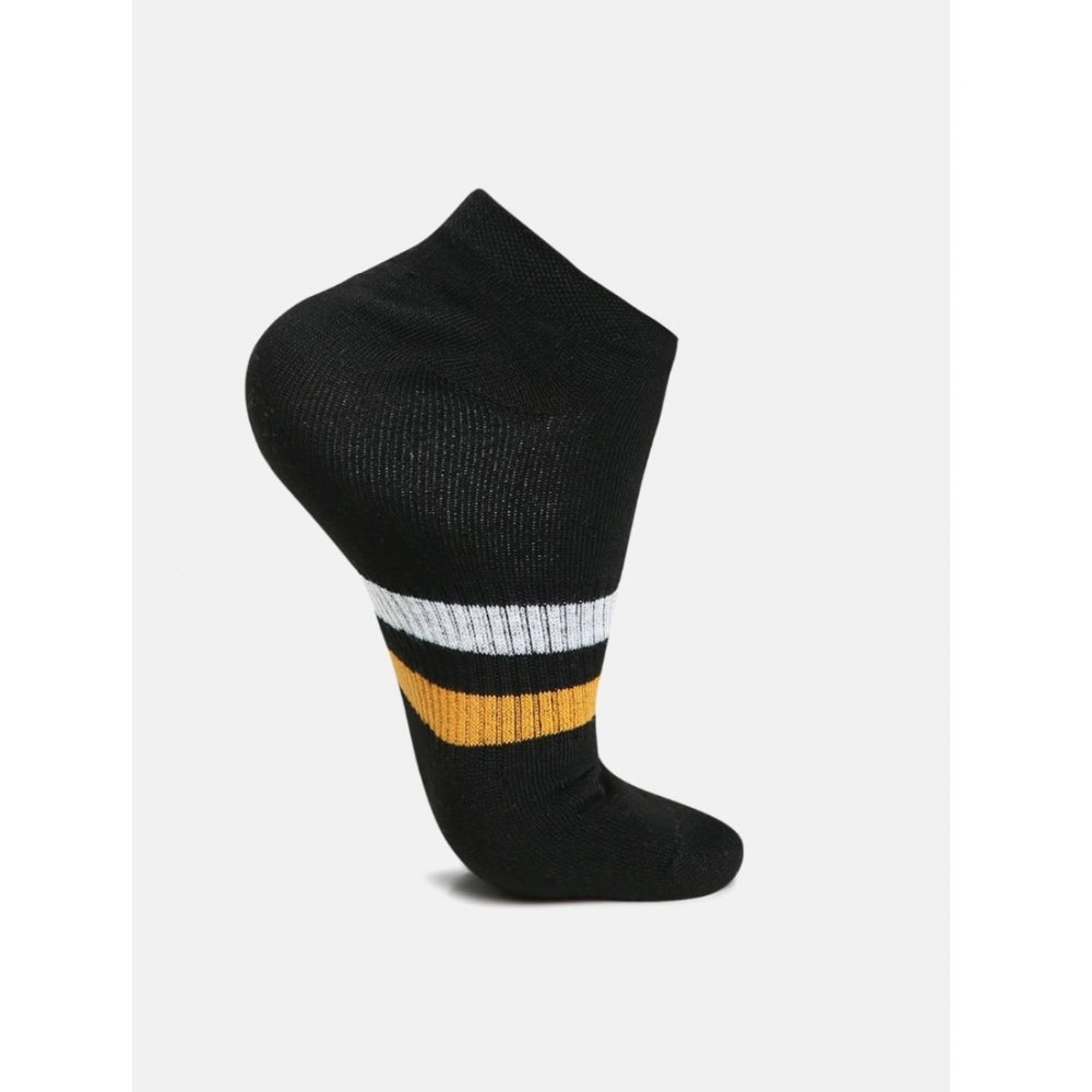 Assorted cotton-blend unisex casual printed ankle socks for men and women