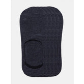 Dark grey cotton blended unisex no-show socks, casual solid style for men and women