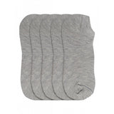 Light grey cotton blended unisex casual ankle socks for men & women on display rack