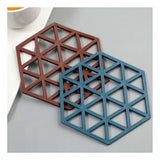 Assorted heat-resistant silicone table mats, non-slip, durable, extendable life, kitchen essentials