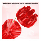 Assorted color Electric Gatling Bubble Gun for Kids (8-hole), safe & fun toy for making bubbles
