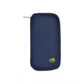 Travel wallet envelope, water-resistant nylon passport holder with 9 pockets for cards & travel essentials