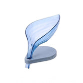 Assorted leaf shape soap box, self-draining bathroom holder with suction cup & detachable design