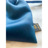 Navy Blue satin silk eyemask for everyday use, solid pattern, unisex style