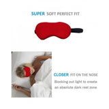 Red lycra foam eyemasks for everyday use, unisex style