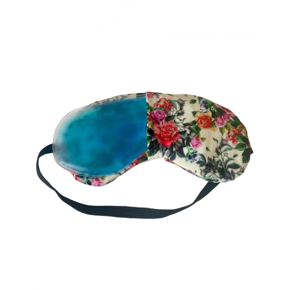 Multicolor printed polyester eyemasks for everyday use, unisex design with vibrant patterns