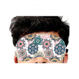 Multicolor printed polyester unisex eyemasks for everyday use, patterned design on display
