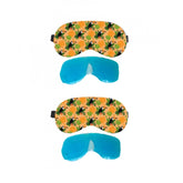 Multicolor printed polyester unisex eyemasks for everyday wear, vibrant patterns may differ slightly from photos