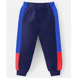 Boy's Casual Full Sleeve Printed Cotton T Shirt With Pant (Red)