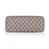 Women's Faux Leather Printed Handbag (Coffee)