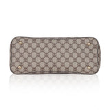 Hilver faux leather printed handbag, dual handle style with zipper closure