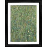 Multi-colored wood framed Ears of Wheat painting, lightweight for wall mounting (14x18)