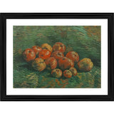 Multicolor wood framed painting of Still Life with Apples (14x18), lightweight for wall mount