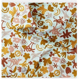 Multicolor cotton blended men's shirt with printed design and regular collar