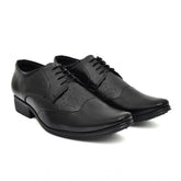 Men's Faux Leather Formal Shoes (Black)