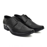 Men's Faux Leather Formal Shoes (Black)