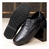 Men's Faux Leather Formal Shoes (Black)