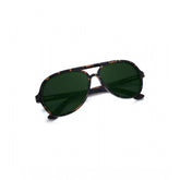 Multi-colored plastic aviator sunglasses with UV400 protection, ideal for unisex outdoor activities