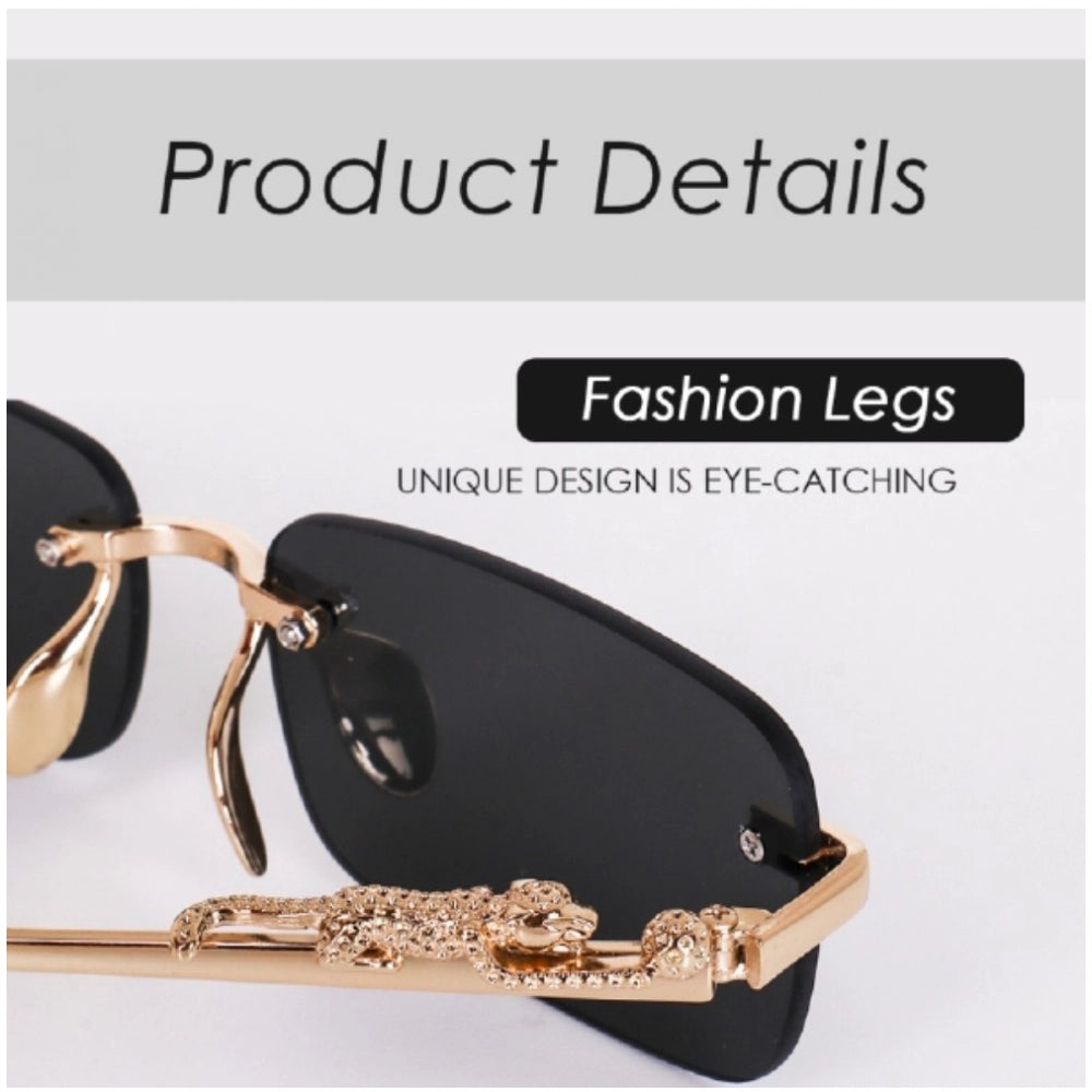 MultiColor alloy unisex sunglasses with UV400 protection, rectangular frame style for outdoor activities