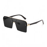 MultiColor polycarbonate retro square sunglasses with UV400 protection, stylish eyewear accessory for men and women