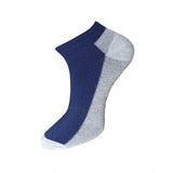 Multicolor unisex casual cotton ankle-length solid socks set, varies slightly from images due to lighting conditions