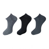 Multi-colored unisex casual cotton ankle socks, patterned design for versatile fashion