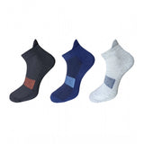 Multicolor unisex casual cotton printed ankle length socks set on display