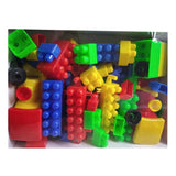 Assorted plastic Train Blocks for educational toys, promoting fine motor skills and early math learning in children aged 3+ years