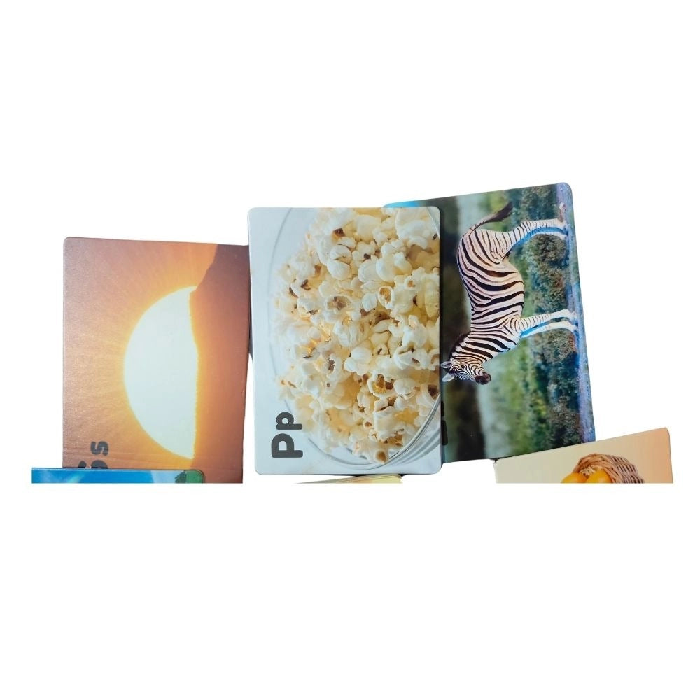 Assorted cardboard Alphapet Flash cards - Early learning toys for babies 0-12 months