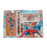 Assorted plastic Spiderman stationery kit for kids 3+ years old, comprehensive combination gift
