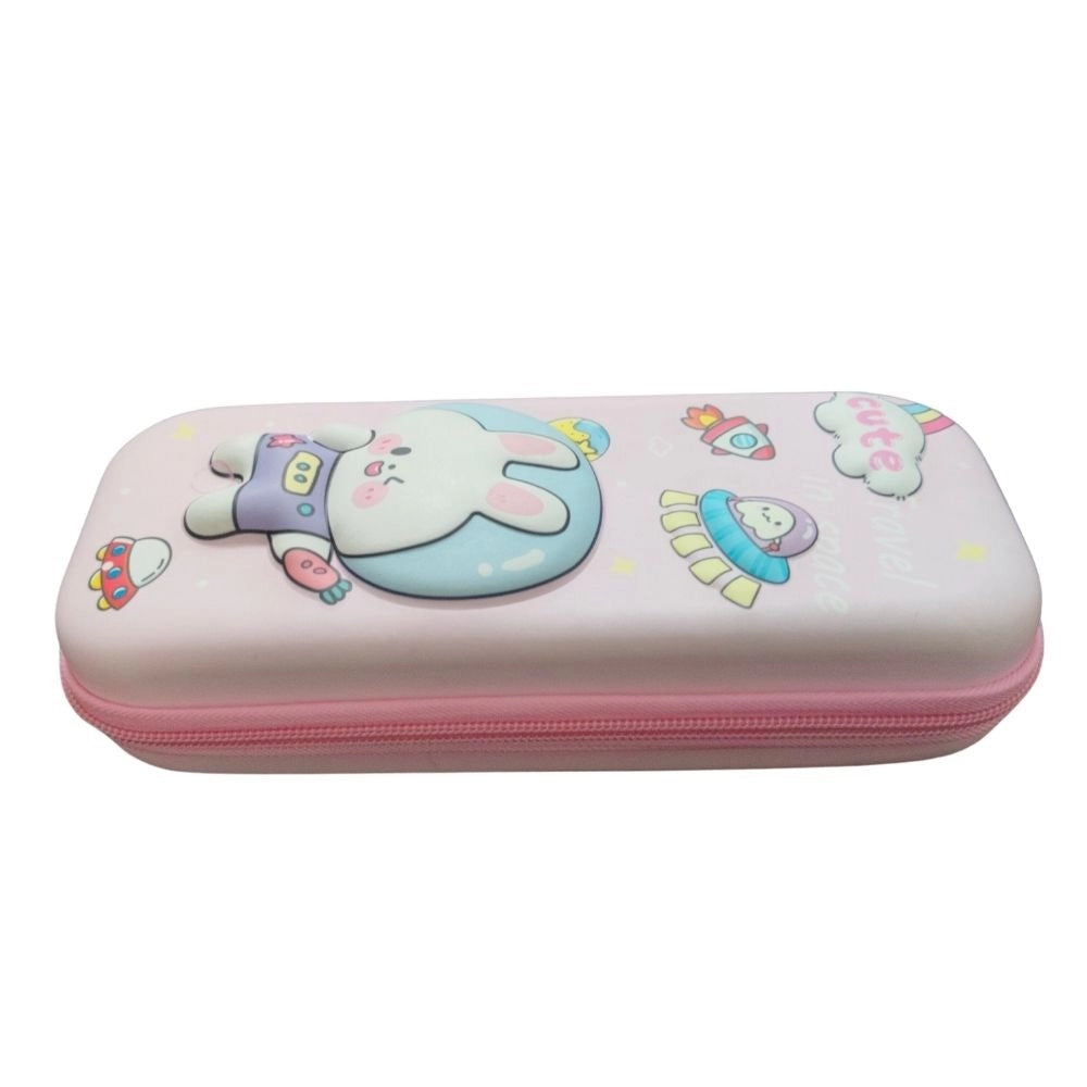 Assorted canvas pencil pouch case - Perfect school organizer for 3+ years