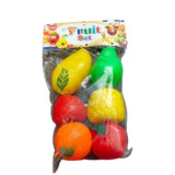 Assorted rubber mixed vegetable Chu Chu toys for 6+ months, engaging babies during bath time with squeaky sounds