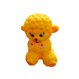 Assorted rubber Chu Chu toys (Lamp-Kitten-Duck-Bear mixed): Engaging bath time play for 6+ months old, enhances sight, sound, hand-eye coordination, and thinking skills